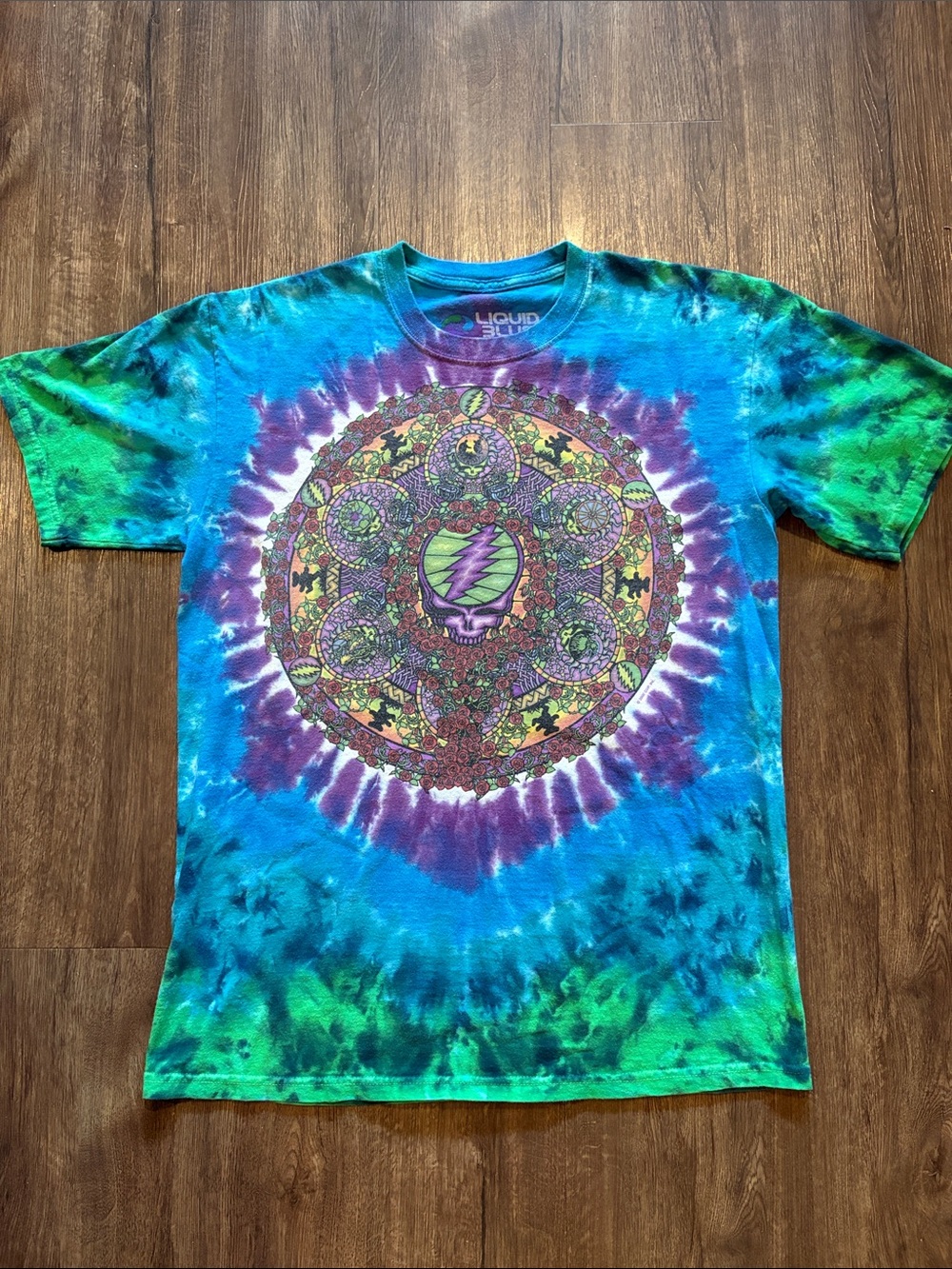 Grateful Dead men’s medium t-shirt liquid blue